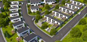 Neubau von 10 Atriumhäusern, 2 Doppelhäuser und 1 Einfamilienhaus in Olching