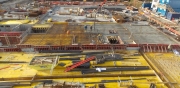 Neubau einer Wohnanlage mit 224 WE, 2 Gewerbeeinheiten, Kindergarten und Tiefgarage in Johanneskirchen, Bauzeit: Sept. 2015 - Okt. 2016
